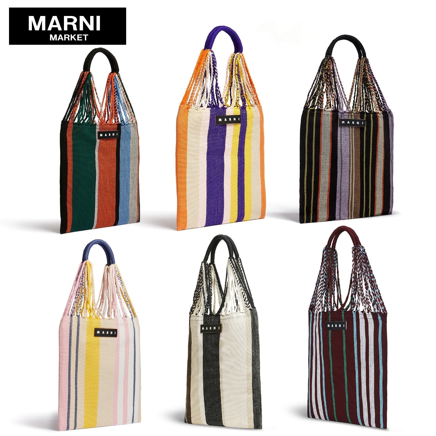 ★マルニロゴ入り★【MARNI】MARNI MARKET HAMMOCK BAG